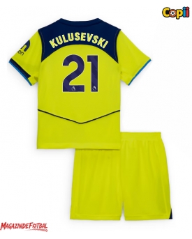 Tottenham Hotspur Dejan Kulusevski #21 Echipament de Fotbal Replică 2025-26 Copii Treilea (+ Șorturi)